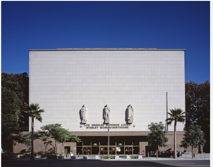 Stanley Mosk Courthouse at 111 N. Hill St. in Downtown Los Angeles - 28 miles from Calabasas
